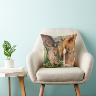 Cutest Baby Animals Horse Colt Cushion