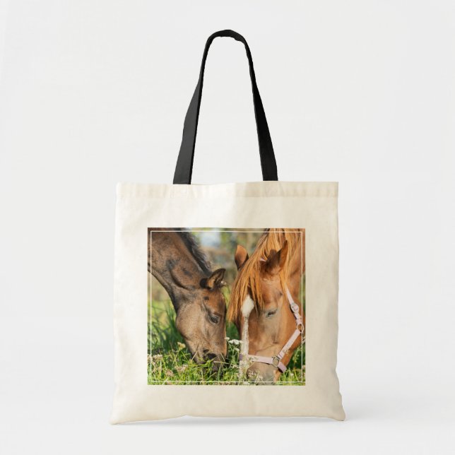 Cutest Baby Animals | Horse Colt Tote Bag (Front)