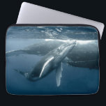 Cutest Baby Animals | Humpback Whale Calf Laptop Sleeve<br><div class="desc">This cute Getty Images photo features a humpback whale calf on the side of its mother.</div>