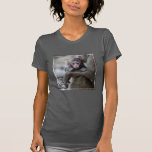 Cutest Baby Animals   Japanese Monkey & Baby T-Shirt