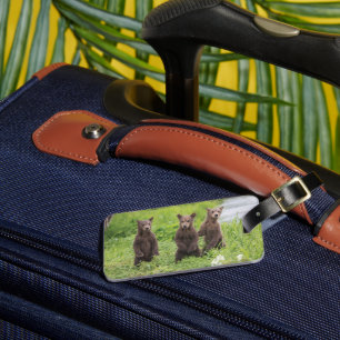 Cutest Baby Animals   Kamchatka Brown Bear Cubs Luggage Tag