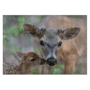 Cutest Baby Animals Key Deer Stag & Fawn Cutting Board