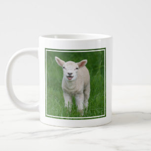 Cutest Baby Animals   Lil Lamb Large Coffee Mug