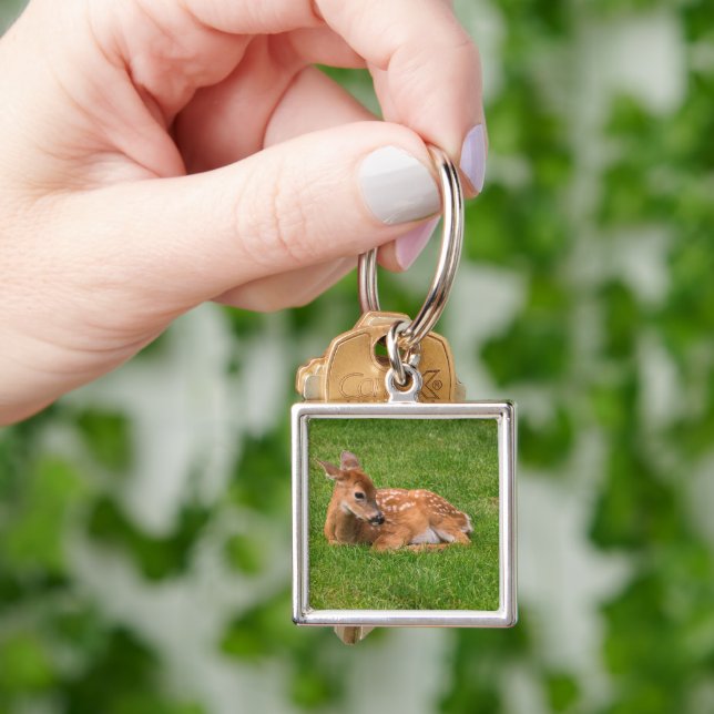 Cutest Baby Animals | Little Fawn Key Ring (Hand)
