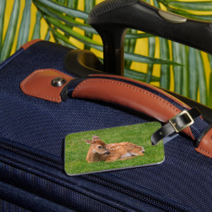 Cutest Baby Animals   Little Fawn Luggage Tag