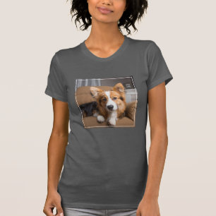 Cutest Baby Animals Long Hair Corgi Puppy T-Shirt