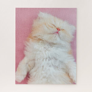 Cutest Baby Animals   Lovely Kitten Sleeping Jigsaw Puzzle