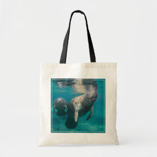 Cutest Baby Animals   Manatee & Baby Tote Bag