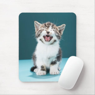 Cutest Baby Animals   Meowing Baby Kitten Mouse Pad