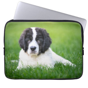 Cutest Baby Animals Newfoundland Puppy Laptop Sleeve