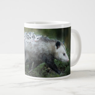 Cutest Baby Animals Opossum Mum & Kids Large Coffee Mug