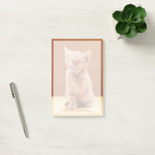 Cutest Baby Animals Orange Tabby Kitten Post-it Notes