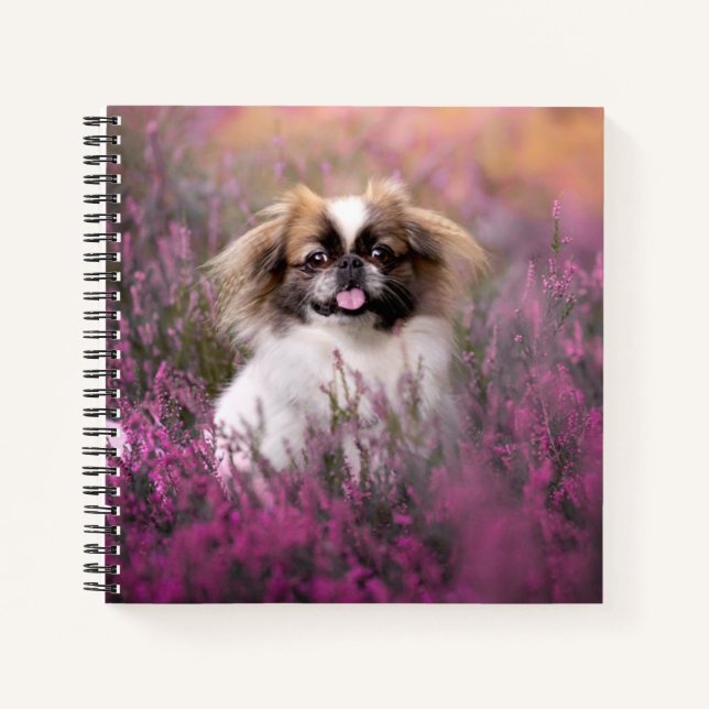 Cutest Baby Animals | Pekingese Puppy Notebook (Front)
