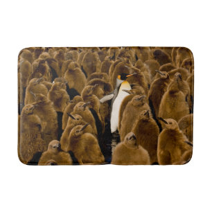 Cutest Baby Animals   Penguin Among Youngsters Bath Mat