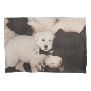 Cutest Baby Animals   Pile of Puppies Pillowcase