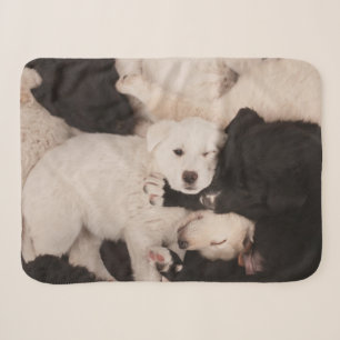 Cutest Baby Animals Pile of Puppies Sherpa Blanket
