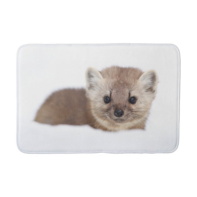 Cutest Baby Animals | Pine Marten Bath Mat (Front)