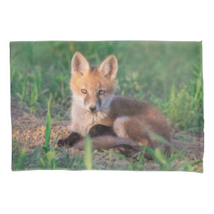 Cutest Baby Animals Red Fox Kit Relaxing Pillowcase