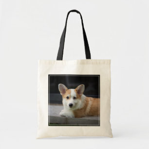 Cutest Baby Animals   Relaxing Corgi Puppy Tote Bag