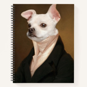 Cutest Baby Animals Royal Chihuahua Portrait Notebook