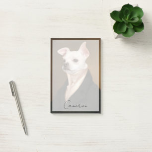 Cutest Baby Animals Royal Chihuahua Portrait Post-it Notes