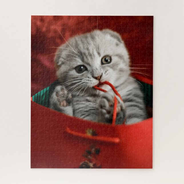 Cutest Baby Animals | Scottish Fold Kitten Jigsaw Puzzle (Vertical)