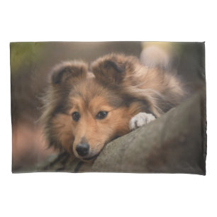 Cutest Baby Animals Shetland Sheepdog Puppy Pillowcase