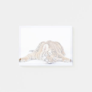 Cutest Baby Animals Sleepy Baby Tiger Cub Post-it Notes