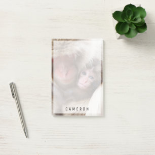 Cutest Baby Animals Snow Monkey Post-it Notes