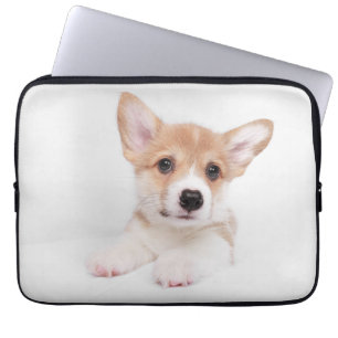 Cutest Baby Animals Sweet Baby Corgi Laptop Sleeve
