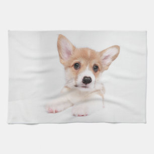 Cutest Baby Animals Sweet Baby Corgi Tea Towel