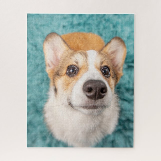 Cutest Baby Animals | Sweet Corgi Puppy Face Jigsaw Puzzle (Vertical)