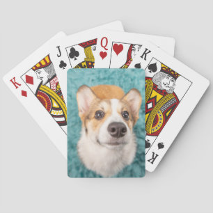 Cutest Baby Animals Sweet Corgi Puppy Face Playing Cards