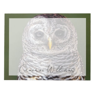 Cutest Baby Animals Tawny Owl Notepad