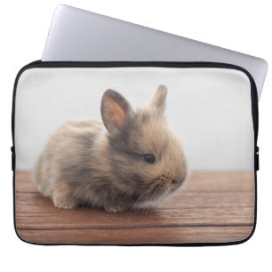 Cutest Baby Animals Tiny Baby Bunny Laptop Sleeve