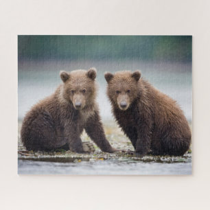 Cutest Baby Animals   Two Bear Cubs Jigsaw Puzzle