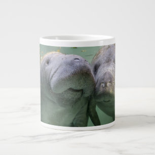 Cutest Baby Animals   Two Manatees Large Coffee Mug