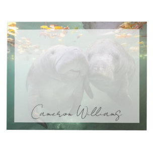 Cutest Baby Animals   Two Manatees Notepad