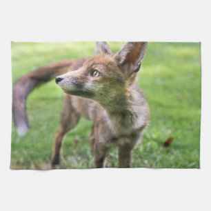 Cutest Baby Animals Urban Fox Tea Towel