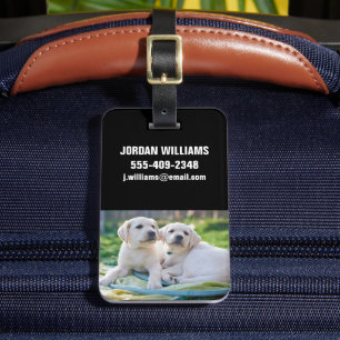 Cutest Baby Animals   Yellow Labrador Retrievers Luggage Tag