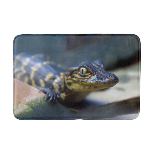 Cutest Baby Animals Young Alligator Bath Mat