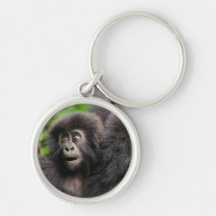 Cutest Baby Animals Young Mountain Gorilla Key Ring