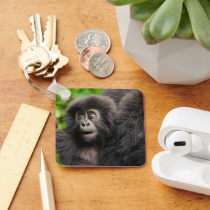 Cutest Baby Animals   Young Mountain Gorilla Key Ring
