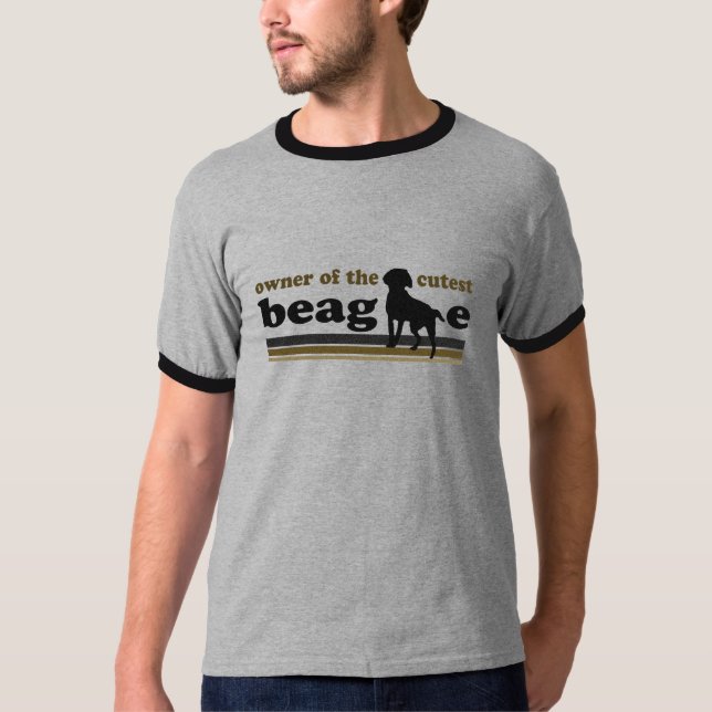 Cutest Beagle Men's Tee (Front)