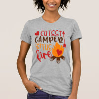 Cutest Camper By The Campfire Funny Camping