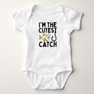 Cutest Catch Fishing Baby Bodysuit
