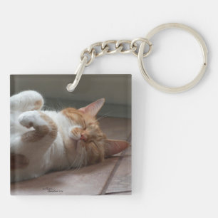 Cutest cats sleeping Keychain