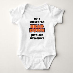Cutest Chicago Football Fan Baby Bodysuit