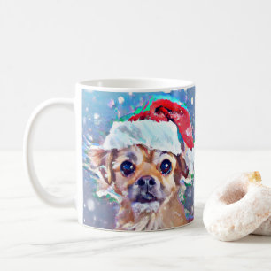 Cutest Christmas doggie ever! Coffee Mug