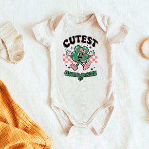 Cutest Clover   1st St. Patrick's Day Baby Bodysuit